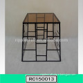 2015 New Launch Wrought Iron Square Plant Stand Home Decoration